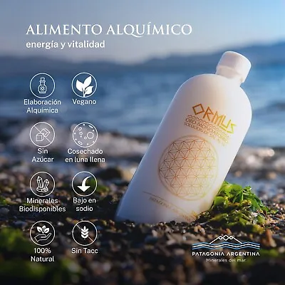 Ormus Oro Monoatomico 500ml- Solucion Multimineral Extraida De Las Sales Del Mar • $47.94