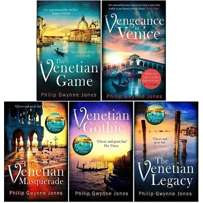 Nathan Sutherland Series Collection 5 Books Set By Philip Gwynne Jones Venice  • £36.99