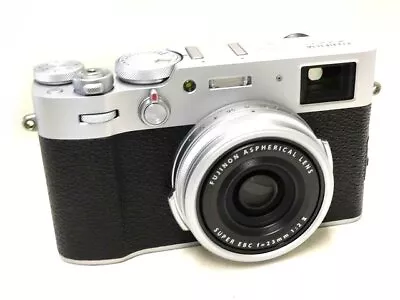 Fujifilm Digital Camera (X100V) Silver With Manual USB Cable Strap Used Japan • $2200