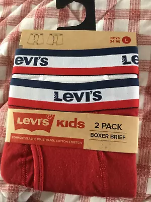 Boys Levi's Boxer Shorts Size Large Age 14-16  NWT  RRP $15 • £6.99