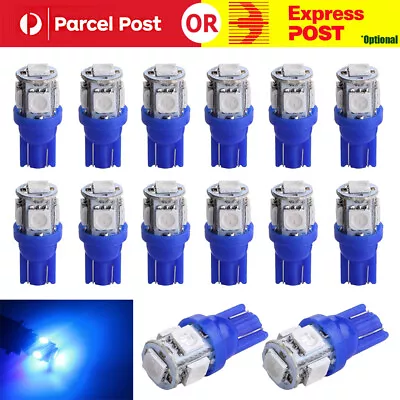 15 Pcs T10 LED W2W  5SMD Car Wedge Tail Parking Plate Light Bulb 12V BLUE • $8.99