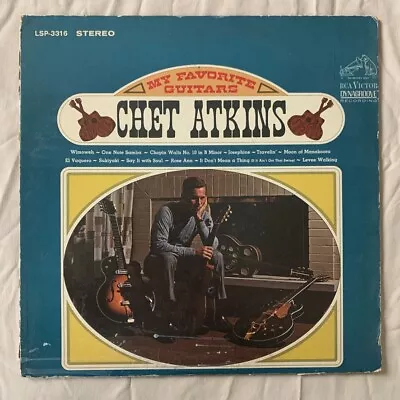 CHET ATKINS My Favorite Guitars 1965 Vinyl LP RCA LSP-3316 - VG • $4.95