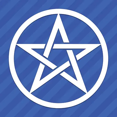 Pentacle Vinyl Decal Sticker • $1.99