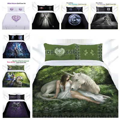 Gothic Fantasy Quilt Doona Anne Stokes Duvet Cover Set SINGLE DOUBLE QUEEN KING • $12.86