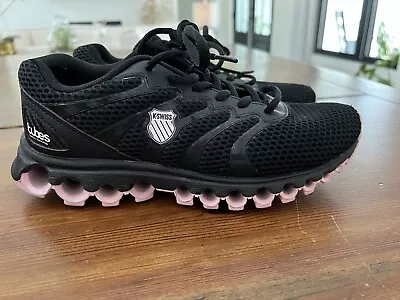 Kswiss Women Shoes Tubes Comfort Black/pink Bottom 7.5 • $29.99