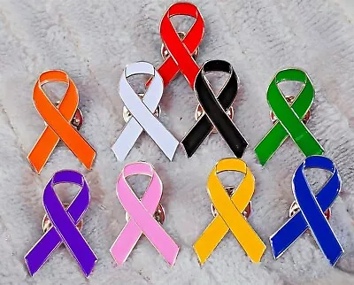 UK Cancer Awareness Ribbon Pin Badge • £4.39