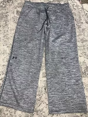 Mens Under Armour Cold Gear Loose Fit Gray Sweat Pants Joggers Size XL X-Large • $18