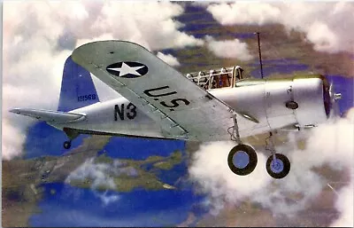 Postcard Military Aircraft WWII Valiant Army Navy Marine Two-Seater B113 • $6.47