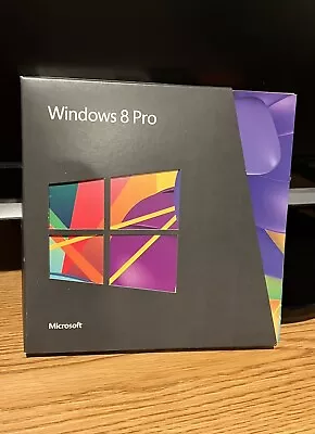 Microsoft Windows 8 Pro 64/32 DVDs  In Box • $50