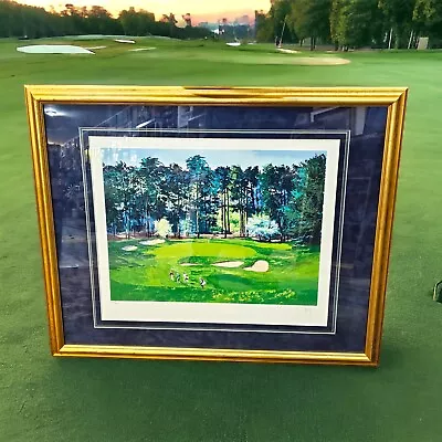 HUGE Mark King Augusta #13 Golf Art Print Framed Signed Matted • $75