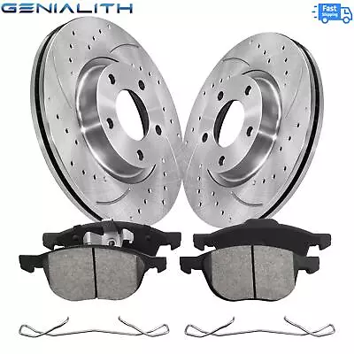 300mm Front  Brake Rotors Ceramic Brake Pads Kit For Mazda 3 Mazda 5 2004-2015 • $116.27