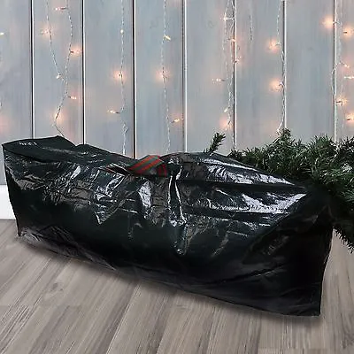 £5.99 • Buy Large Zip Up Christmas Tree Decorations Storage Bag Store Upto 9ft Xmas Trees