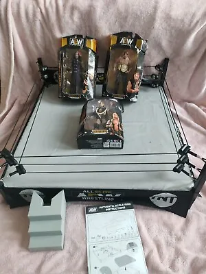 £100 • Buy AEW/WWE  Authentic Scale Ring With Figures  Wwe