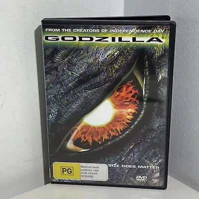 Godzilla 1998 DVD R4 Sci-Fi  Adventure Matthew Broderick Free Postage • $7.90