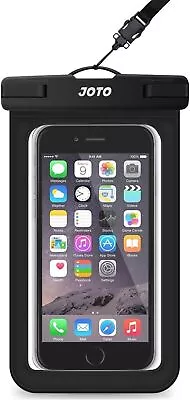 JOTO Waterproof Phone Pouch Cellphone Dry Bag Case For IPhone 15 14 13 Black  • £9.69