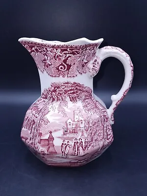 Mason's Ironstone Pink Vista Large Hydra Jug-1st Quality • £19.90