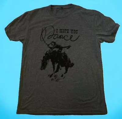 Women's I Hope You Dance Gray Country Uplifting Inspirational T-Shirt Sz M • $16.95
