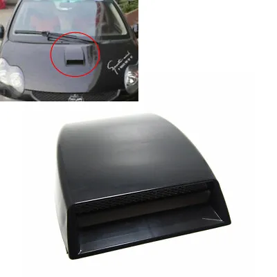 Car Roof Decorative Air Flow Intake Hood Scoop Vent Bonnet Cover Universal AL • $16.89