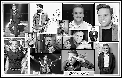 Olly Murs Signed Collage Cotton Canvas Image. Limited Edition (OM-4) • £10.99