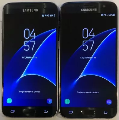 Lot Of Two Used Samsung Galaxy S7 Sm-g930a 32gb Gsm Unlocked Android Smartphones • $119.99