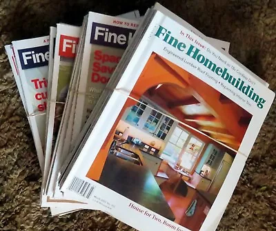 $19.95 • Buy FINE HOMEBUILDING Magazine - Year Lots, With Years From 1984-2015