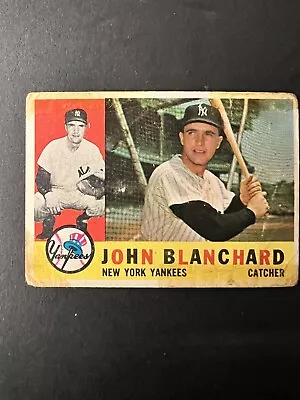 1960 Topps #283 John Blanchard New York Yankees SEE PICS! • $0.99