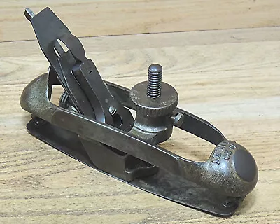 £130.48 • Buy TYPE 1 1897-1907 STANLEY No. 20 CIRCULAR COMPASS PLANE-ANTIQUE HAND TOOL
