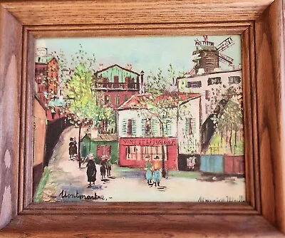 2 Maurice Utrillo Framed 8x10 Lithograph On Board Montmarte & Eglise De Strins • $55