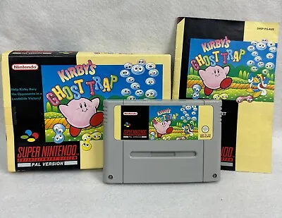 Kirby's Ghost Trap - Super Nintendo -SNES - Boxed With Manual - PAL - Tested • $125.95