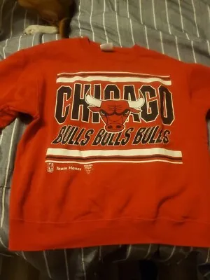 Vintage 90s Chicago Bulls Crewneck Sweatshirt • $20