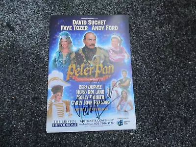 David Suchet (Poirot Bristol 2023 Peter Pan Flyer) Signed RARE • £20