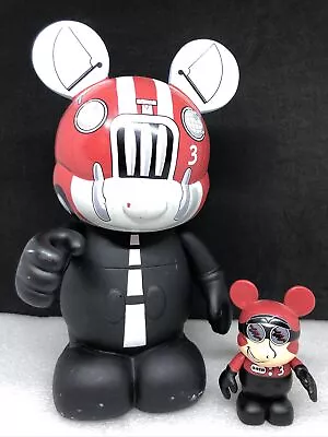 DISNEY VINYLMATION Urban #5 RACE CAR & DRIVER 9  & 3  Figures Ltd Edition 1200 • $20