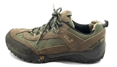 JACK WOLFSKIN MENS HIKING SHOES TREKKING SHOES OUTDOOR Size:40.5 UK:7 BROWN • £34.55