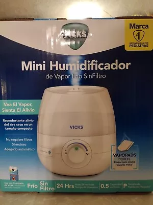 Vicks Mini Filter Free Cool Mist Humidifier Small Room – Variable White  • $29.99