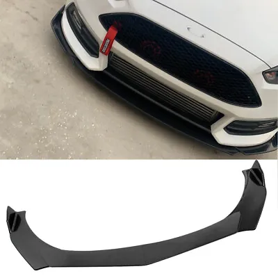 For Ford Focus ST RS MK3 MK4 Carbon Fiber Front Bumper Lip Splitter Spoiler • $97.81