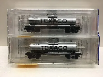 N Scale Micro Trains MTL 65072 Texaco Tank Car 2-Pack • $40