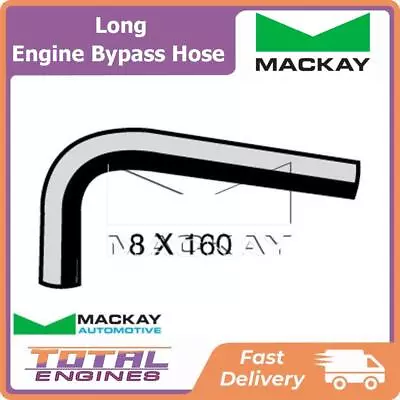 Long Engine Bypass Hose Fits Mazda E2000 01/1991 Onwards 2.0L 4Cyl FE • $24.82