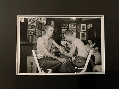 Paul Rogers (1905-1990) & Carolina Slim Vintage Tattoo Photo 1941 • $1595.48