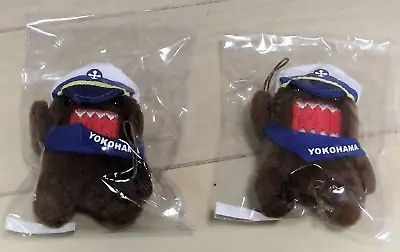 NHK Domo-kun Sailor Keychain Strap Set Of 2 Yokohama Limited Rare • $40