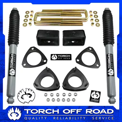 3  Front 3  Rear Lift Kit 07-22 Chevy Silverado GMC Sierra 1500 Extended Shocks • $272.95