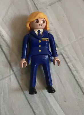 Playmobil Stewardess From Set 3185 Aero Line Jet • £7
