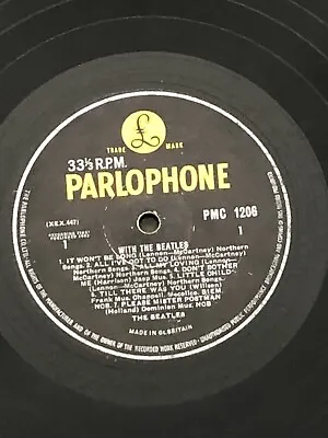 £39.99 • Buy The Beatles With The Beatles Vinyl LP Album UK 2nd Press 1963 PMC1206 XEX448