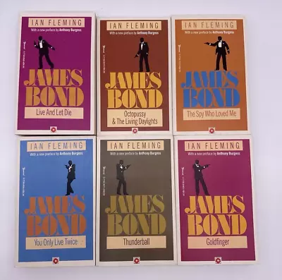 Lot Of 6 Ian Fleming JAMES BOND Books General Coronet Books • $22.49