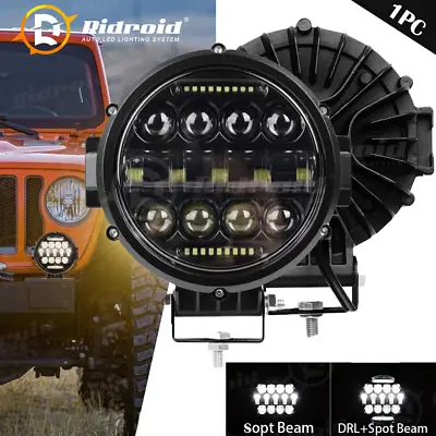 6INCH LED Work Light Bar Flood Pods Round Driving Fog Offroad ATV Truck 4WD UTV • $39.98