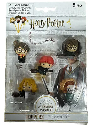 Harry Potter Pencil Toppers Set Of 5 2.4in GiftsToys Collectibles • $12.99