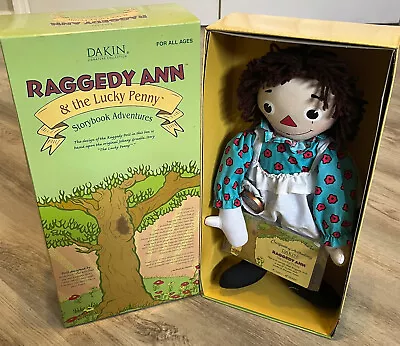 Limited Edition RAGGEDY ANN & THE LUCKY PENNY Storybook Doll NEW NRFB COA • $12