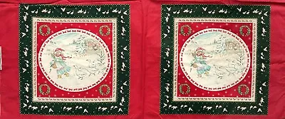 $9.99 • Buy Vintage Cotton Quilt Fabric Christmas Wamsutta Hallmark Cards Inc. By 1/2 Yard