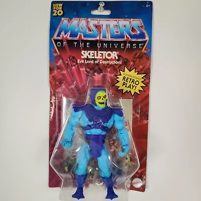 Masters Of The Universe Origins Skeletor 5.5  Action Figure 2019 Retro NEW • $14.95