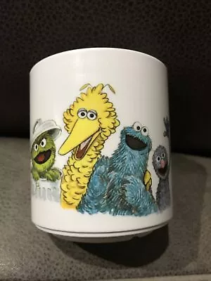 Vintage 1971 1978 Muppets Sesame Street Big Bird Oscar Cookie Grover Plastic Cup • $8.75