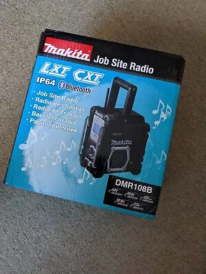 Makita DMR108B Cordless 18V LXT / CXT AM/FM Bluetooth Job Site Radio  • £140